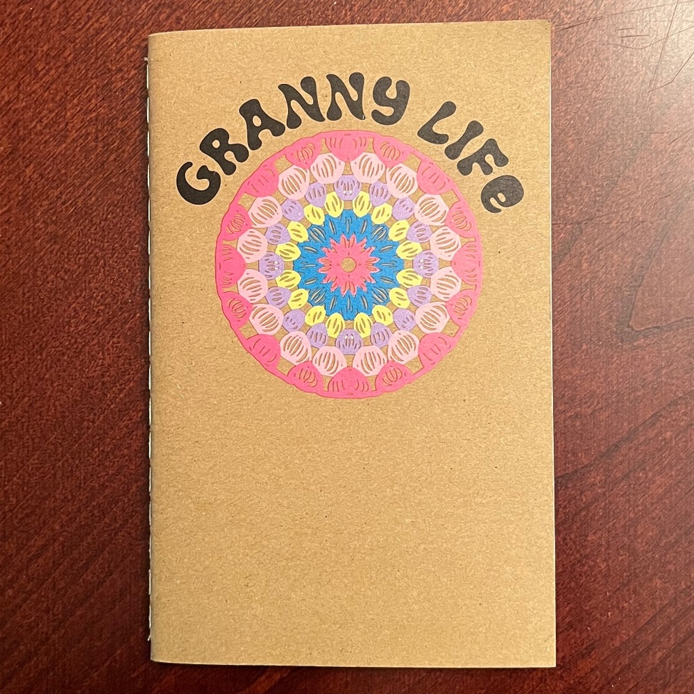 NWT Big Twist “Granny Life” Mini Notebook – 3.5x5.5” – 48 Pages